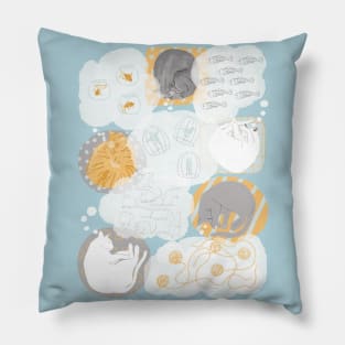 Dreaming Cats Pillow