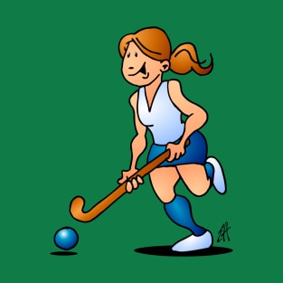 Field hockey girl T-Shirt