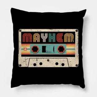 Graphic Lovely Mayhem Name Flowers Vintage Classic Styles Pillow