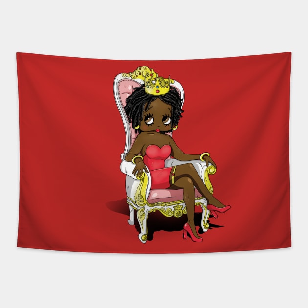 Queen Betty Tapestry by Creative Wiz