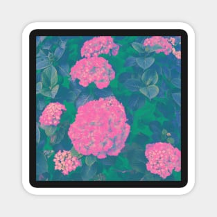 Pink Rhododendron - Light Version Magnet