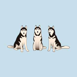 Husky Dogs T-Shirt