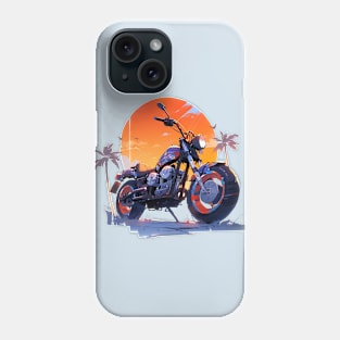 Cool Motorcycle Design Retro Style Phone Case