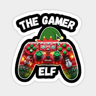 I'm The Gamer Elf, Christmas Gaming controller Magnet