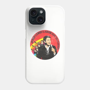 Jerry Lewis Telethon / 80s Vintage Look Phone Case