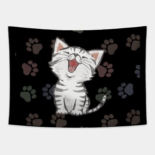 THE CAT LOVE Tapestry