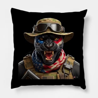 Patriot Panther by focusln Pillow