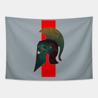 Spartans helmet Tapestry