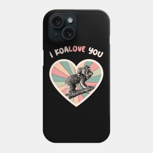 I koalove you - a retro vintage design Phone Case