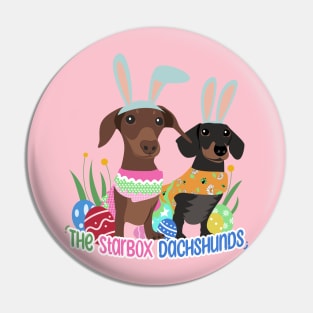 The Starbox Dachsunds Easter Edition Pin