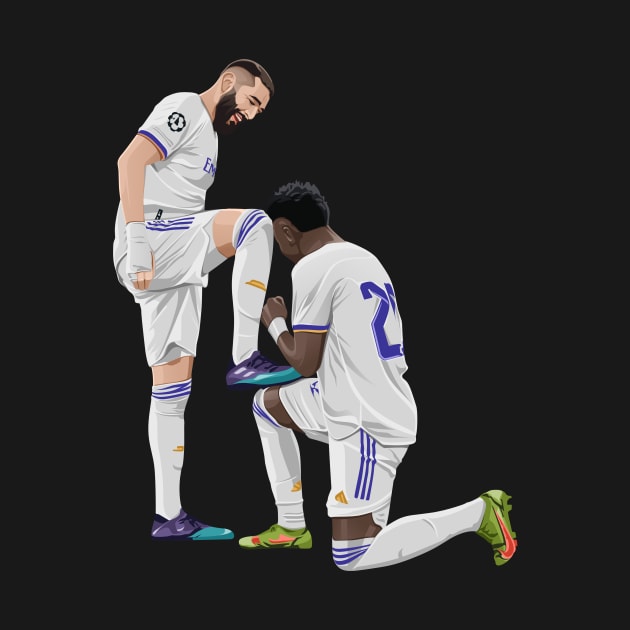 Karim Benzema and Vinicius Junior Celebration by Arissetyo