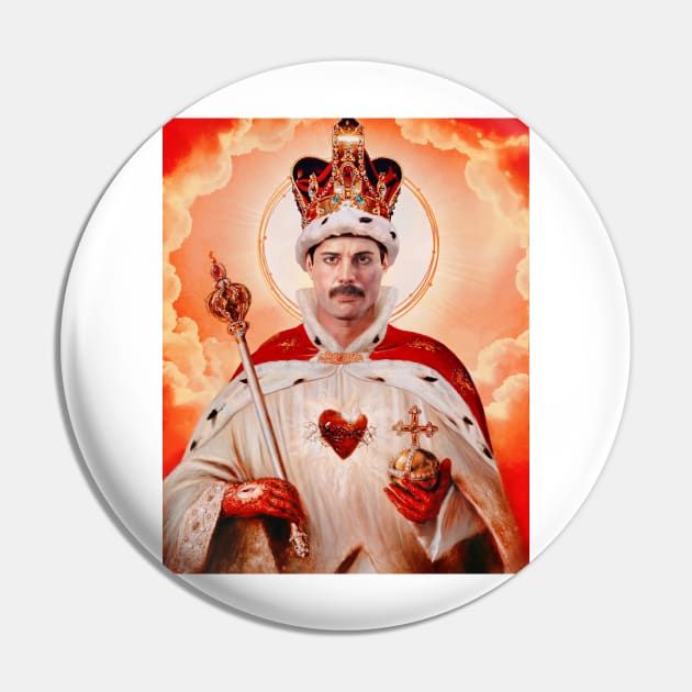 Saint Freddie mercury Queen Pin by Gedogfx