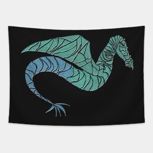 Mystical Flying Sea Dragon Tapestry