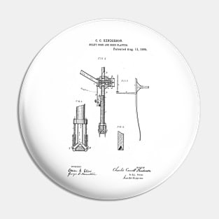 Bulk Corn and Seed Planter Vintage Patent Hand Drawing Pin