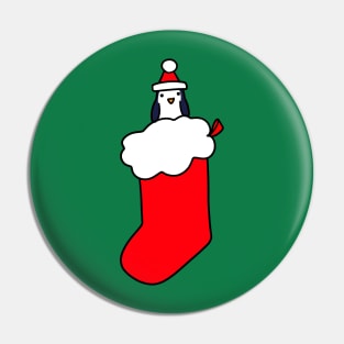 Christmas Stocking Penguin Pin