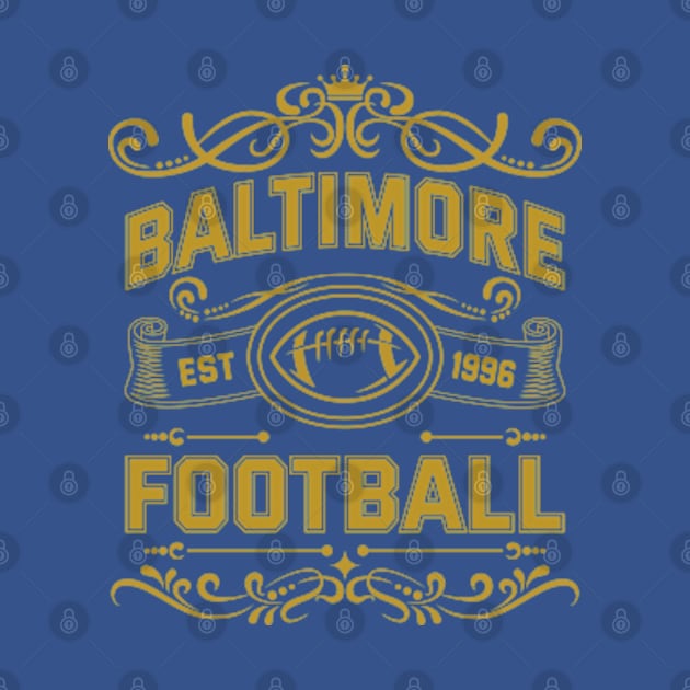 Vintage Baltimore Football by carlesclan