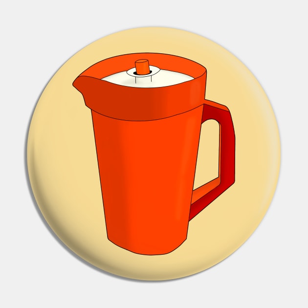 A Plastic Orange Pitcher Pin by DiegoCarvalho