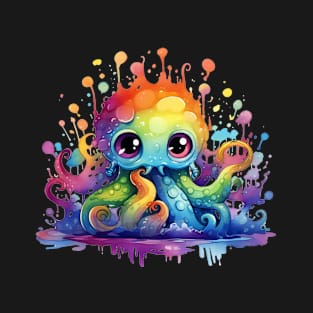 Rainbow Baby Kraken T-Shirt