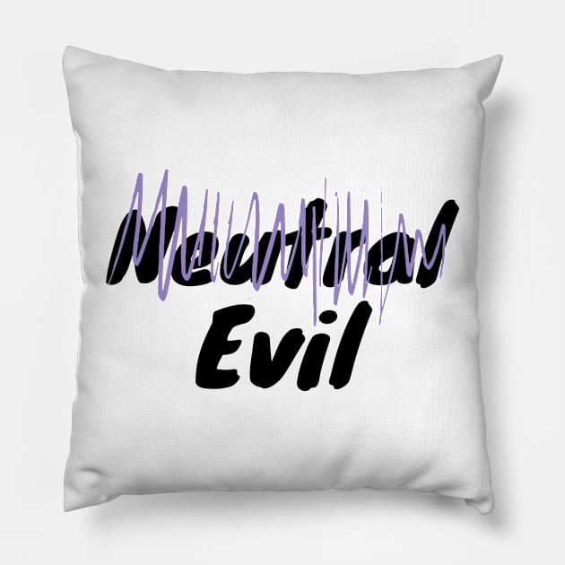 "Neutral" Evil Alignment Pillow by DennisMcCarson