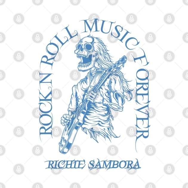 Richie Sambora /// Skeleton GUITAR PLAYER by Stroke Line