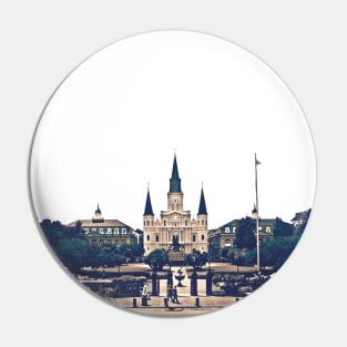 New Orleans Jackson Square Iconic Nola French Quarter Cityscape Travel Lifestyle Pin