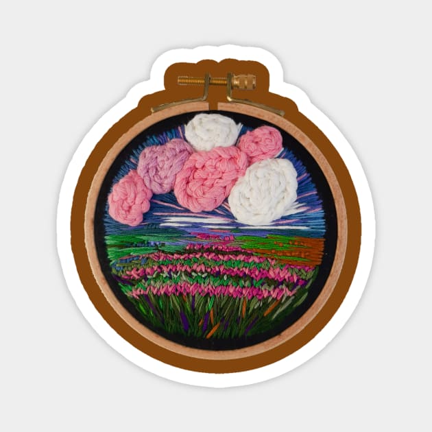 Fall in Love Magnet by RONembroidery