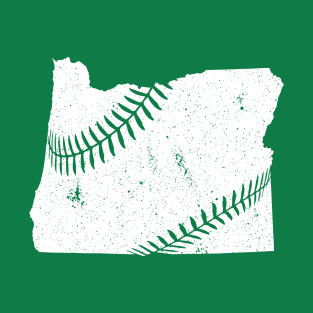 Oregon Baseball Seams T-Shirt