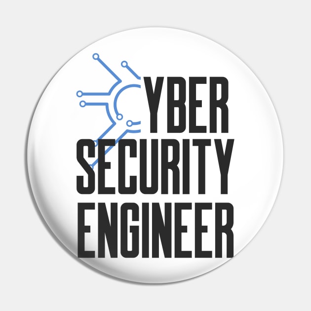 Cyber Security Engineer Blue Circuits Pin by FSEstyle