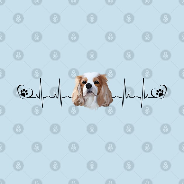 My Heart Beats for my Blenheim Cavalier King Charles Spaniel by Cavalier Gifts