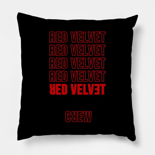 RED VELVET CREW Pillow by velvetmoon