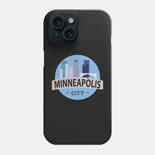 Minneapolis Phone Case by Josh Wuflestad