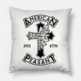 Christian Apparel Clothing Gifts - American Peasant Angel Wing Cross Pillow