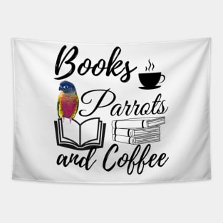 Books Parrots and Coffee quote | Bird, Parrots, reading, rest Tapestry