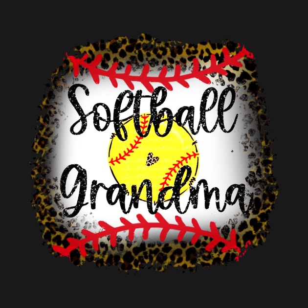Leopard Softball Grandma   Softball Grandma by Wonder man 
