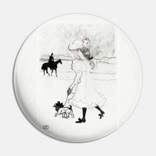 In the Woods by Henri de Toulouse–Lautrec Pin