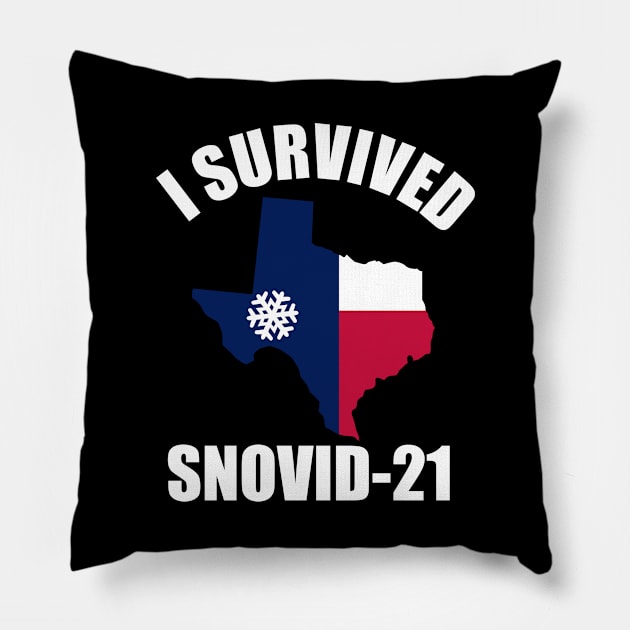 I Survived Snovid 19 Pillow by GiftTrend