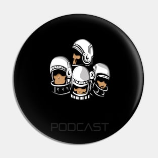 Official Black Astronauts Podcast Logo Pin