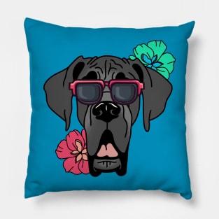 Summertime Great Dane Pillow