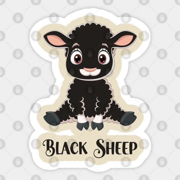 Black Sheep - Black Sheep - Sticker | TeePublic Black Sheep - Black Sheep - Sticker | TeePublic