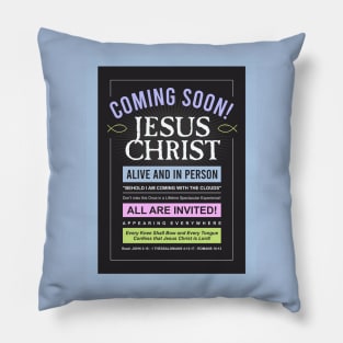 Jesus is Coming Soon Pillow