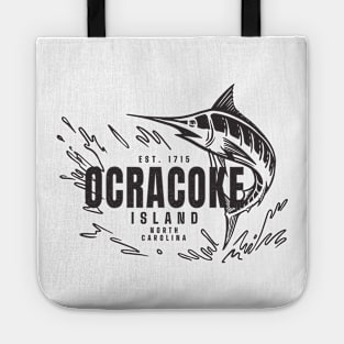 Vintage Marlin Fishing at Ocracoke Island, North Carolina Tote