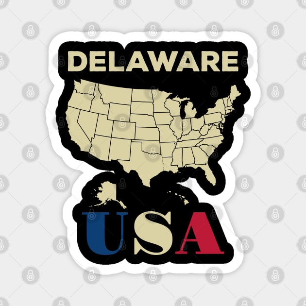 Delaware Magnet by Cuteepi