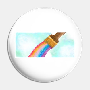 Rainbow Brush Pin