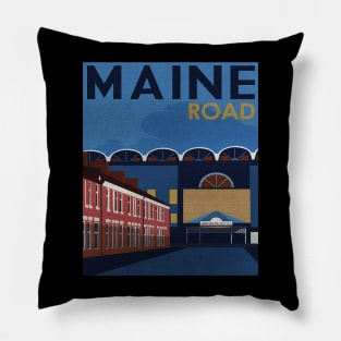 Vintage Maine Road Pillow