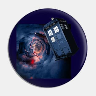 TARDIS vortex Pin