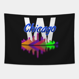 Chicago Skyline with W Tapestry