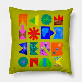 Shapes vs Shapes Part 3 Pillow