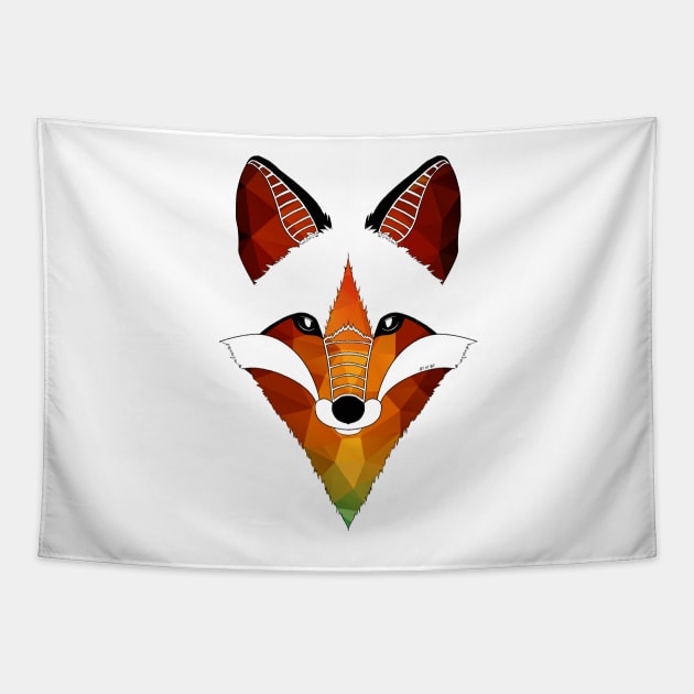 Wild Fox Tapestry by Art_et_Be