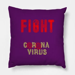 Fight corona virus Pillow