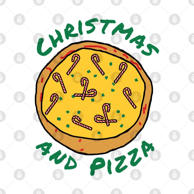 Christmas Food is Pizza by ellenhenryart